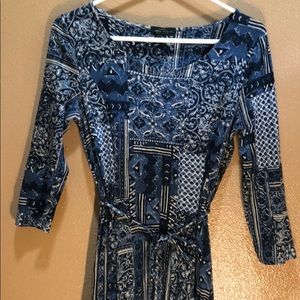 Vintage Ralph Lauren 100% Cotton Dress w Belt